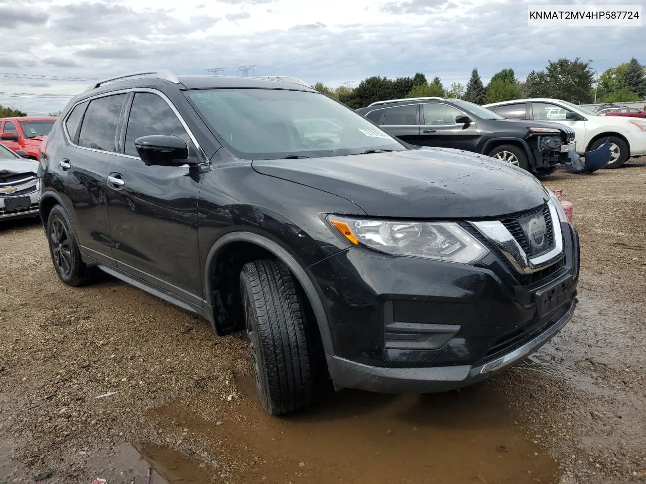 2017 Nissan Rogue S VIN: KNMAT2MV4HP587724 Lot: 72167934