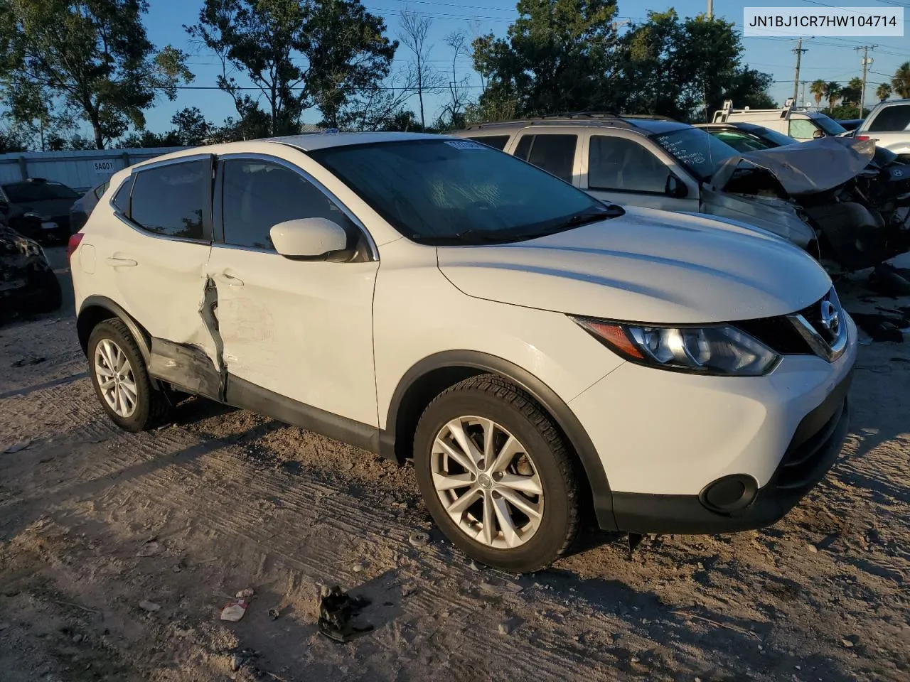 2017 Nissan Rogue Sport S VIN: JN1BJ1CR7HW104714 Lot: 72173454