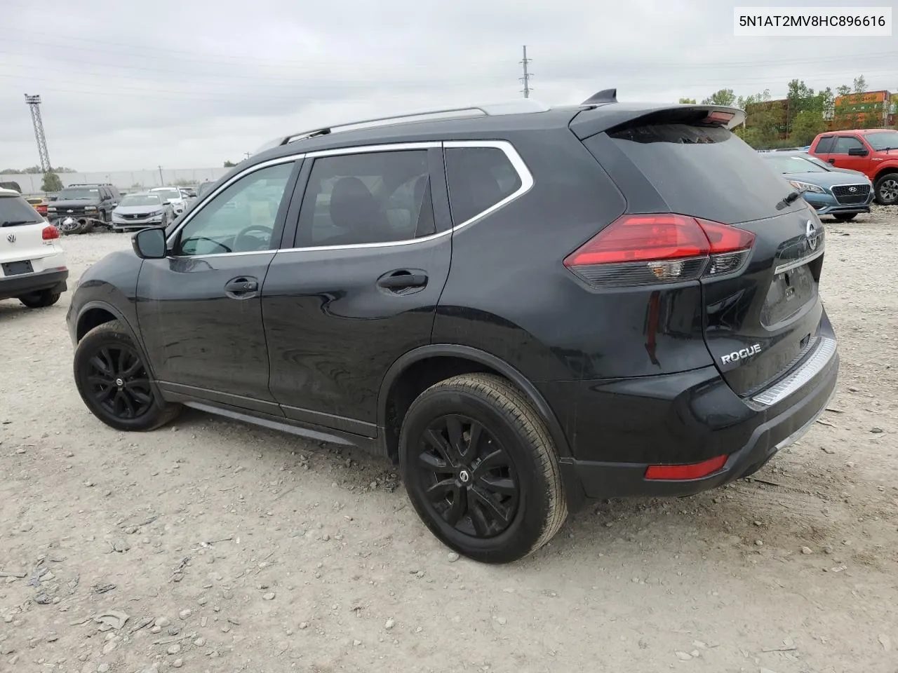 2017 Nissan Rogue Sv VIN: 5N1AT2MV8HC896616 Lot: 72194784