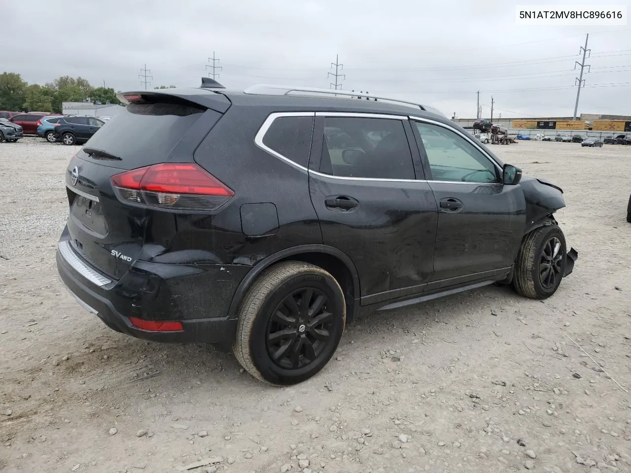 2017 Nissan Rogue Sv VIN: 5N1AT2MV8HC896616 Lot: 72194784