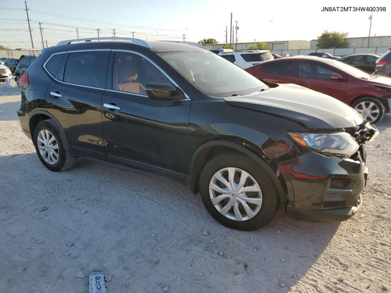 2017 Nissan Rogue S VIN: JN8AT2MT3HW400398 Lot: 72274324