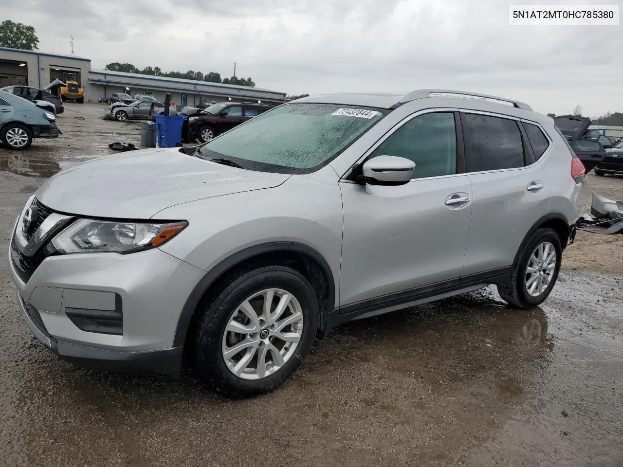 2017 Nissan Rogue S VIN: 5N1AT2MT0HC785380 Lot: 72432844