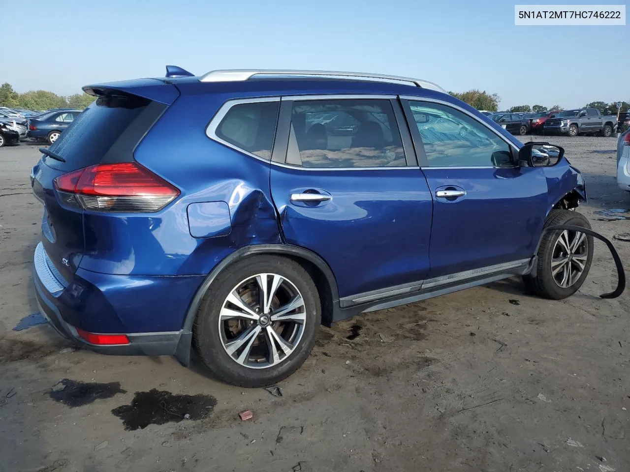 2017 Nissan Rogue S VIN: 5N1AT2MT7HC746222 Lot: 72435504