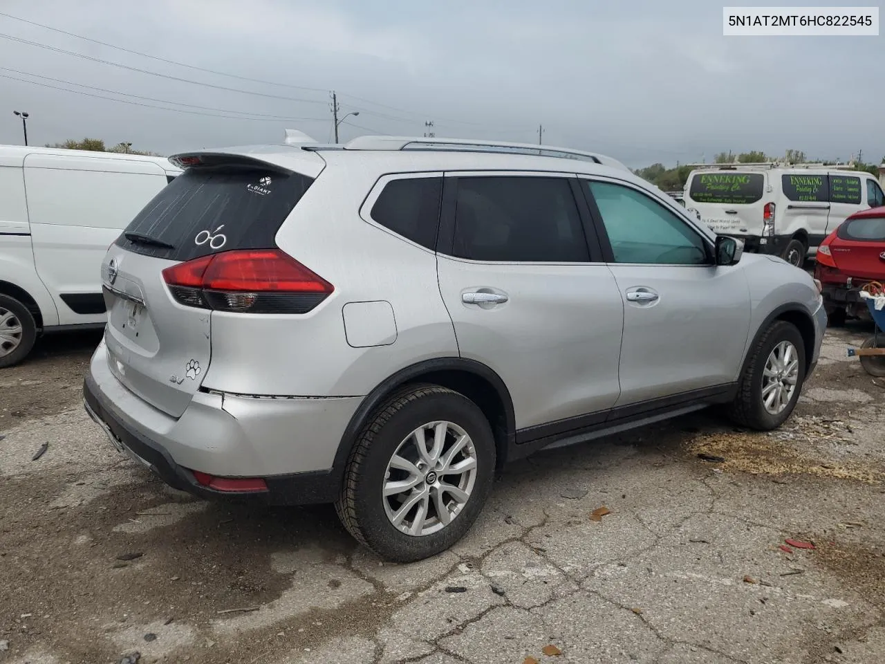 2017 Nissan Rogue S VIN: 5N1AT2MT6HC822545 Lot: 72562824