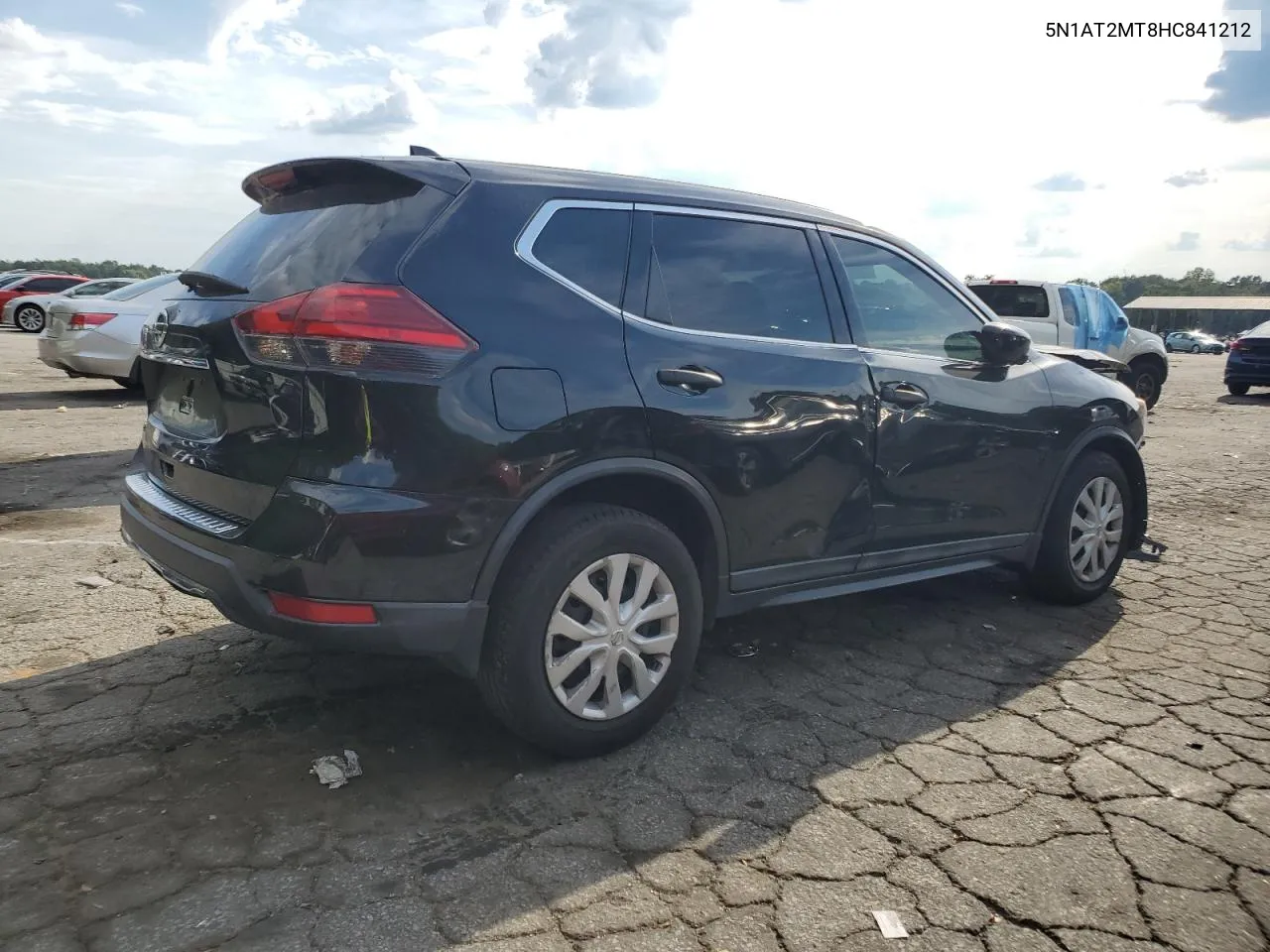 2017 Nissan Rogue S VIN: 5N1AT2MT8HC841212 Lot: 72597124