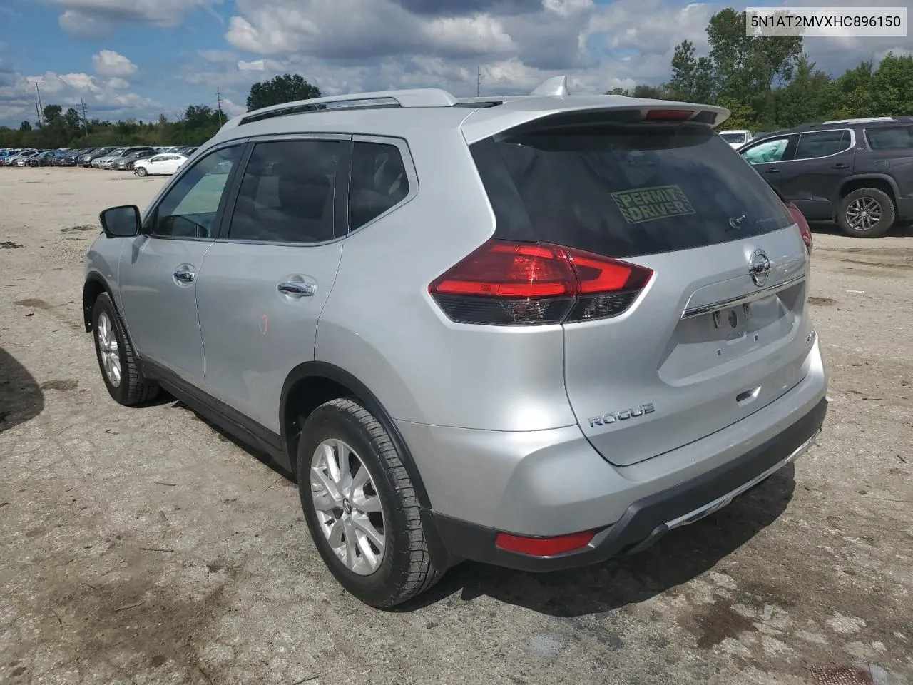 5N1AT2MVXHC896150 2017 Nissan Rogue Sv