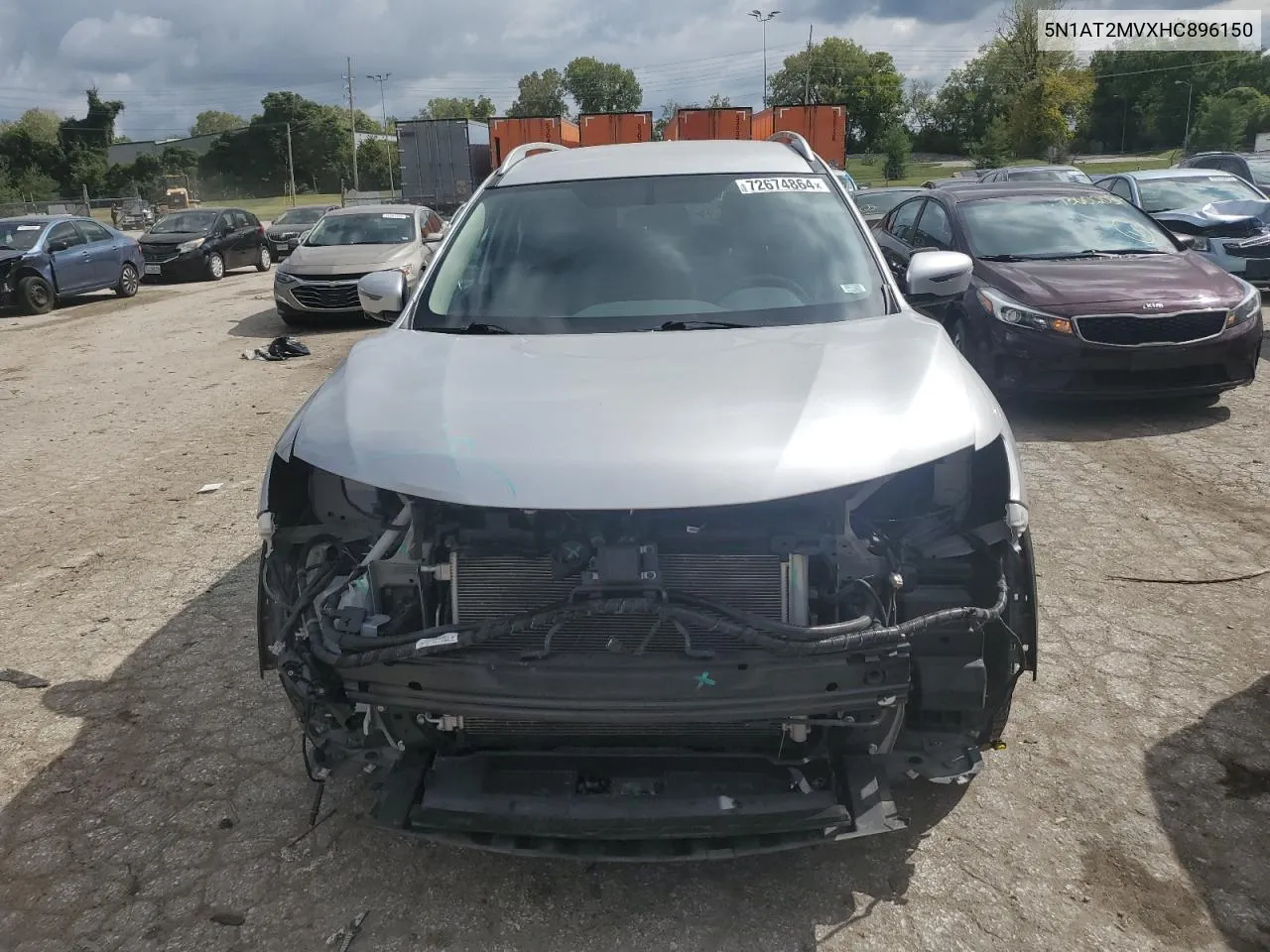 5N1AT2MVXHC896150 2017 Nissan Rogue Sv