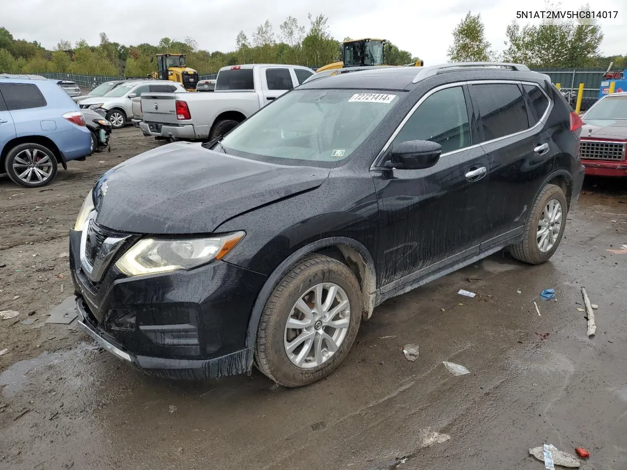 2017 Nissan Rogue Sv VIN: 5N1AT2MV5HC814017 Lot: 72721414