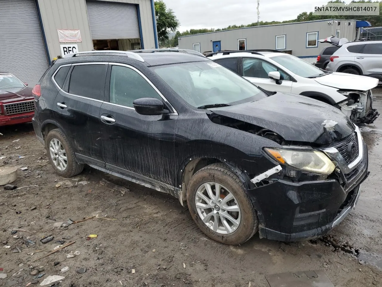 2017 Nissan Rogue Sv VIN: 5N1AT2MV5HC814017 Lot: 72721414