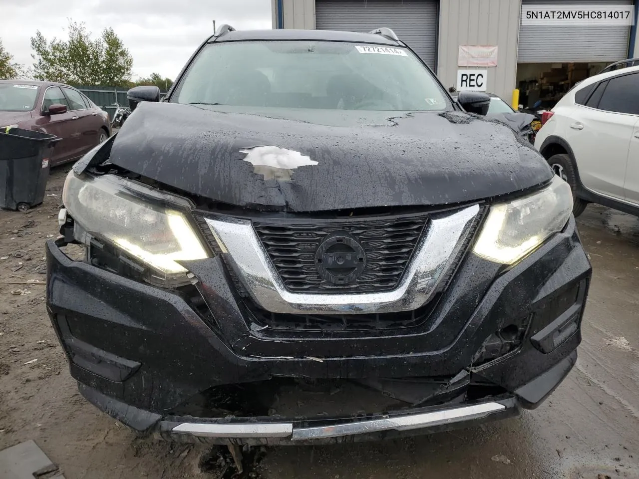 2017 Nissan Rogue Sv VIN: 5N1AT2MV5HC814017 Lot: 72721414