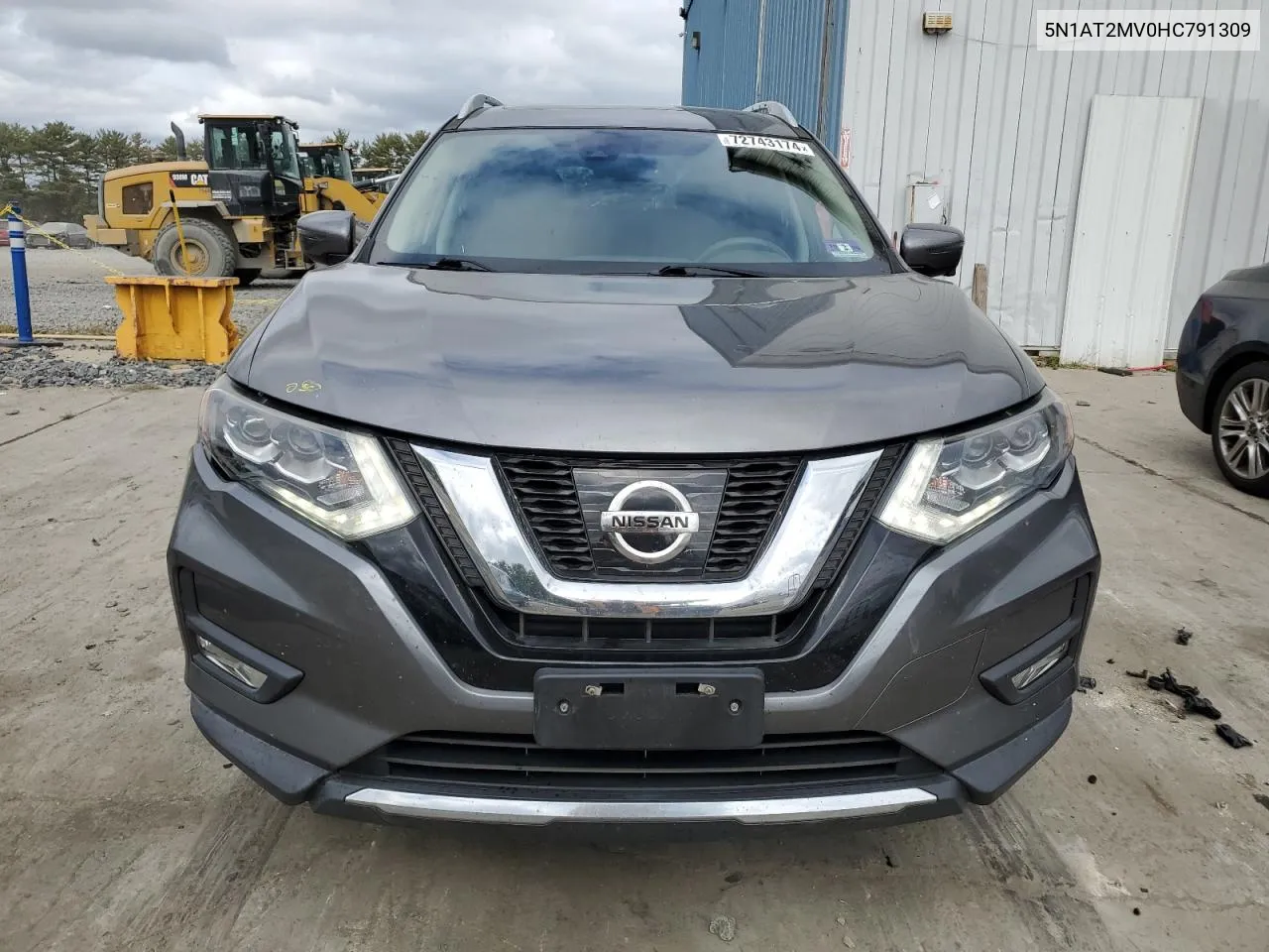 2017 Nissan Rogue Sv VIN: 5N1AT2MV0HC791309 Lot: 72743174