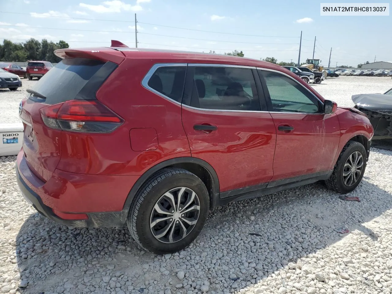 2017 Nissan Rogue S VIN: 5N1AT2MT8HC813037 Lot: 72776104