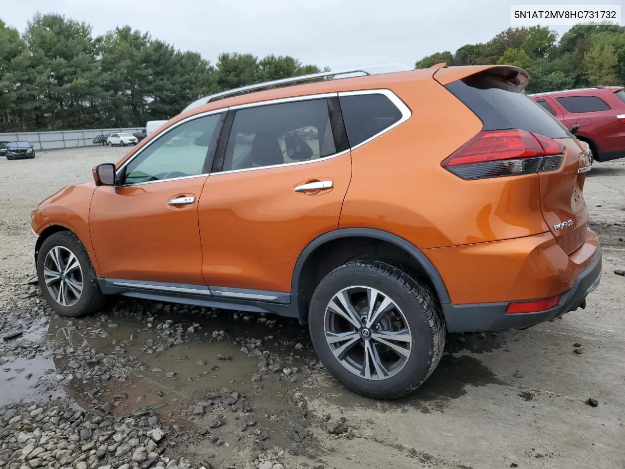 2017 Nissan Rogue Sv VIN: 5N1AT2MV8HC731732 Lot: 72792894