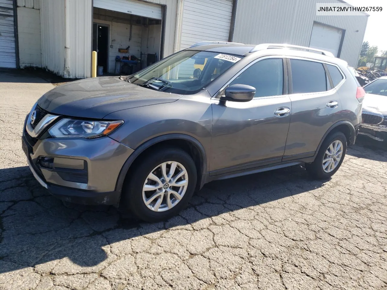 2017 Nissan Rogue S VIN: JN8AT2MV1HW267559 Lot: 72812284