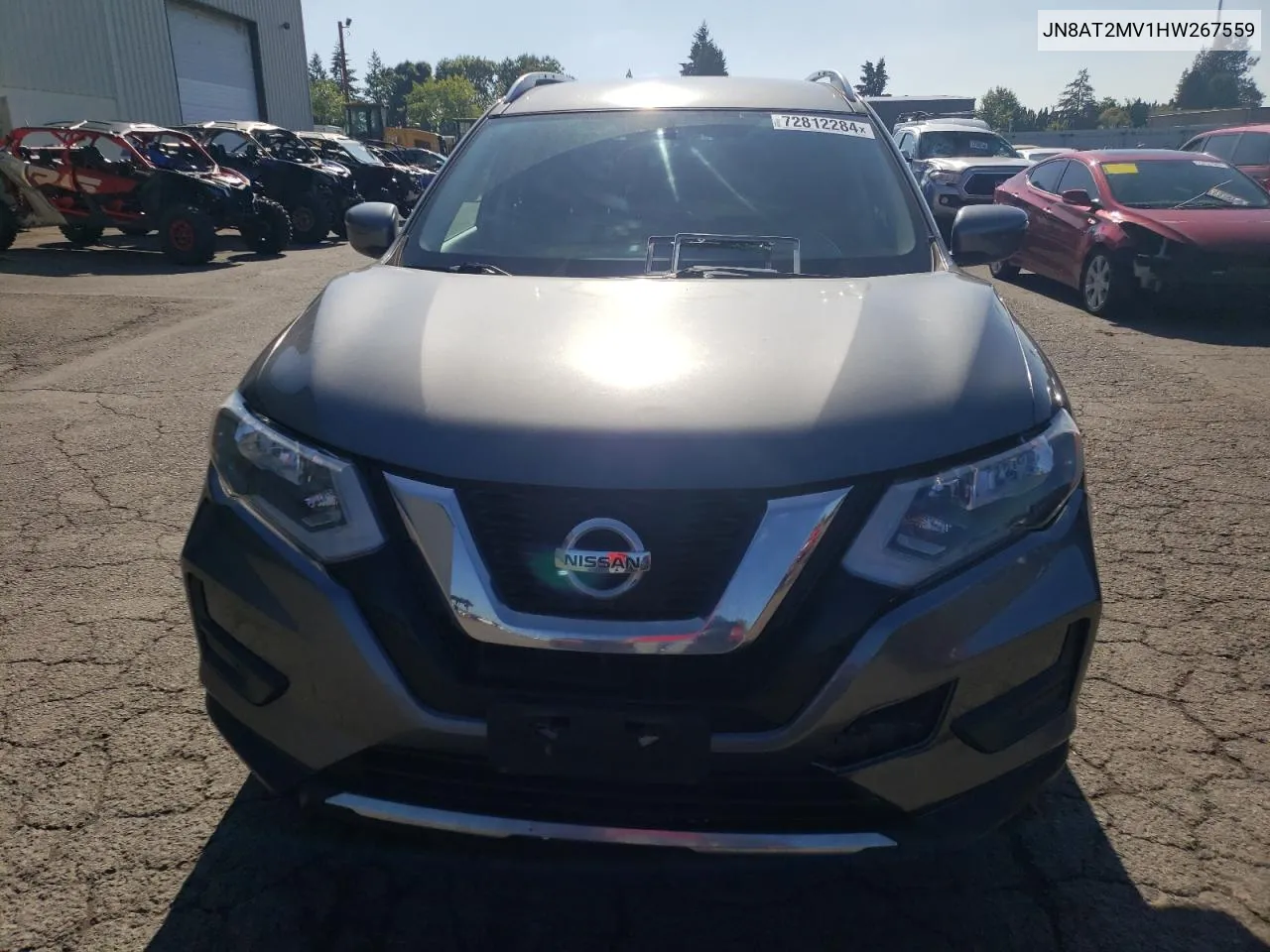 JN8AT2MV1HW267559 2017 Nissan Rogue S