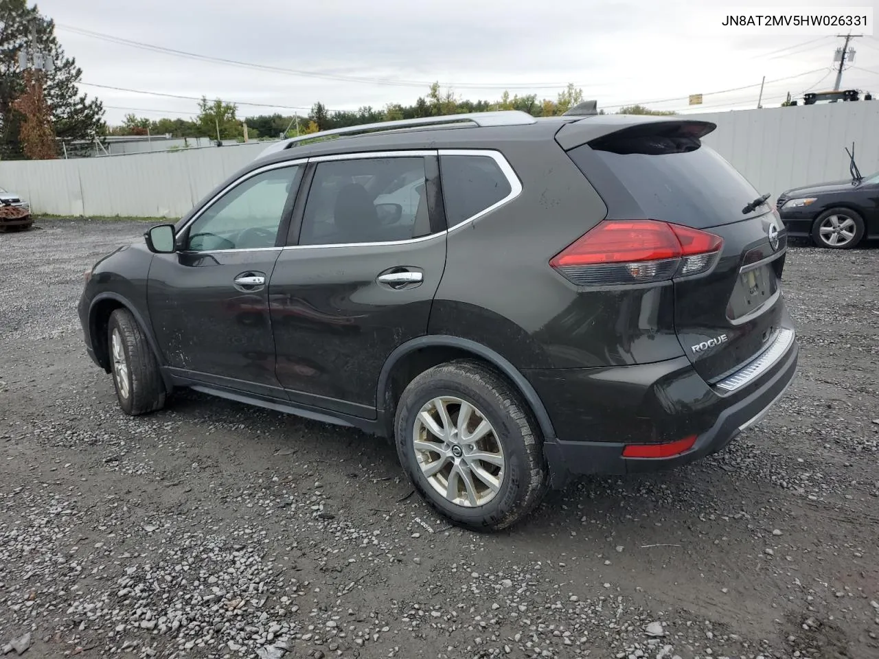 2017 Nissan Rogue S VIN: JN8AT2MV5HW026331 Lot: 72831814