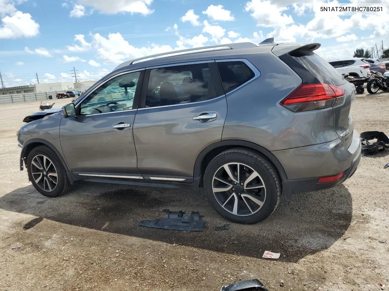 2017 Nissan Rogue S VIN: 5N1AT2MT8HC780251 Lot: 72938784