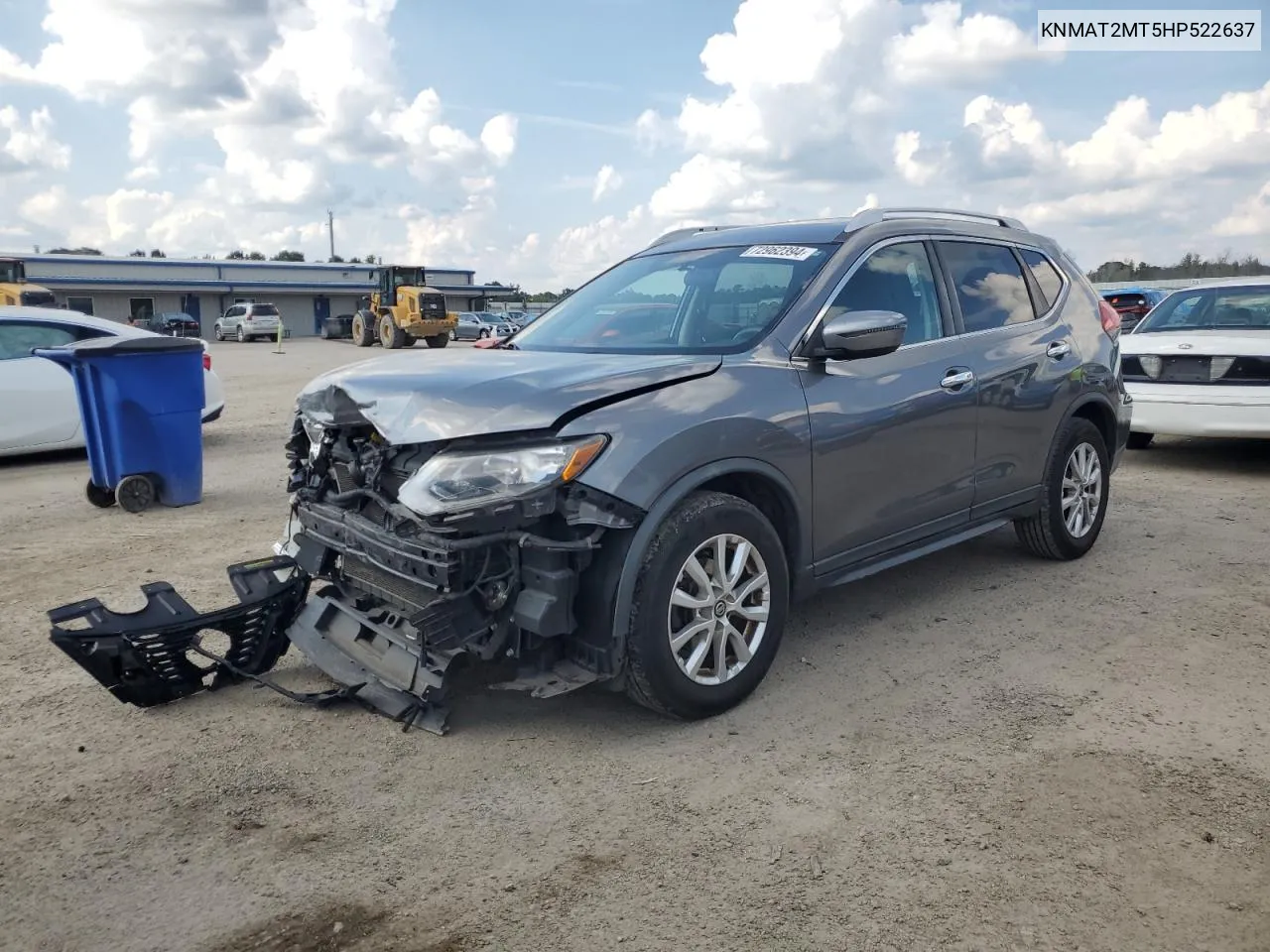 2017 Nissan Rogue S VIN: KNMAT2MT5HP522637 Lot: 72962394