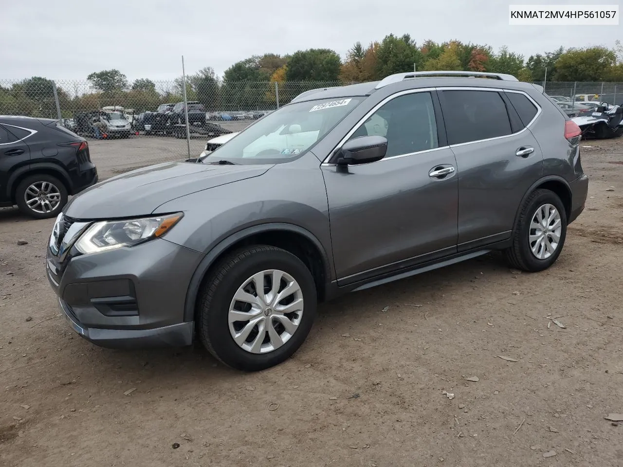 2017 Nissan Rogue S VIN: KNMAT2MV4HP561057 Lot: 72974654