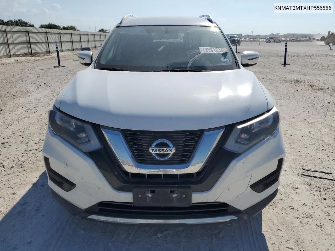 2017 Nissan Rogue S VIN: KNMAT2MTXHP556556 Lot: 72981234