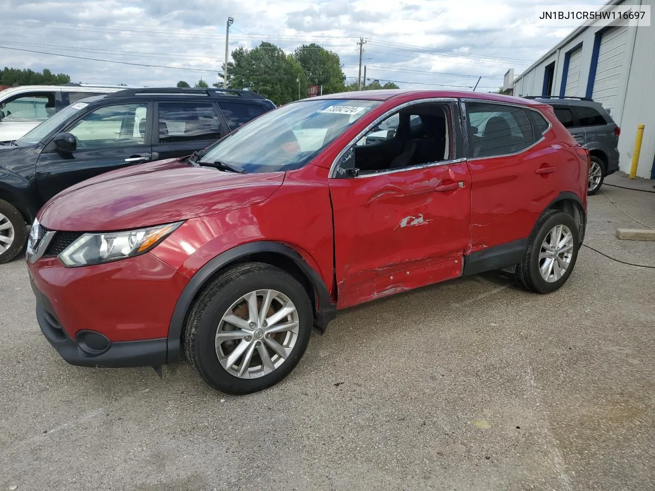 2017 Nissan Rogue Sport S VIN: JN1BJ1CR5HW116697 Lot: 73002124