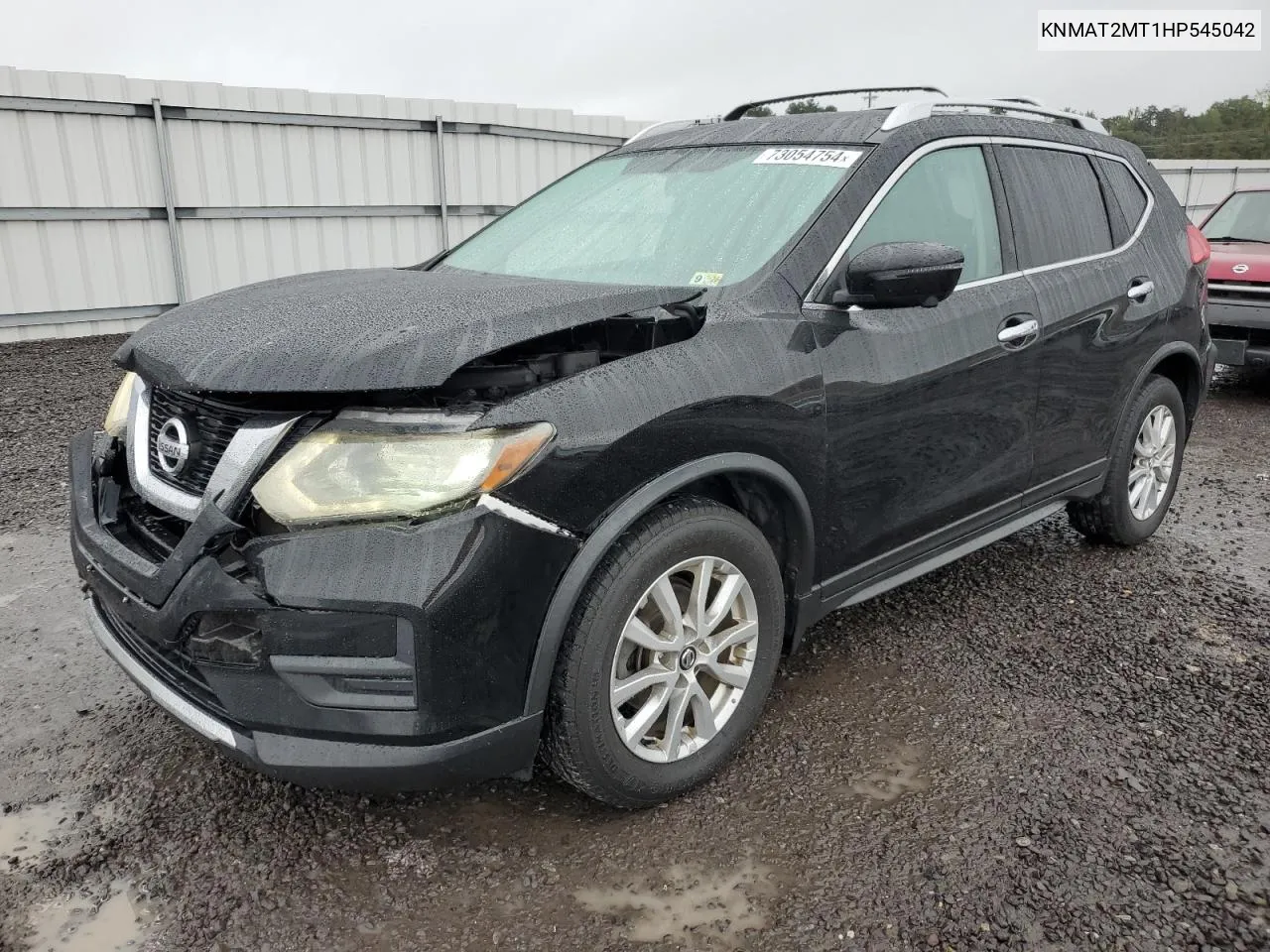 2017 Nissan Rogue S VIN: KNMAT2MT1HP545042 Lot: 73054754