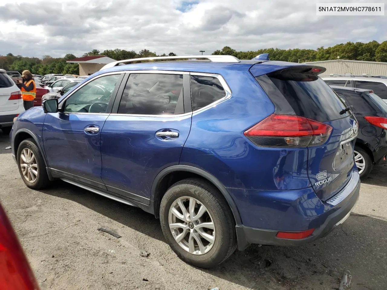 2017 Nissan Rogue Sv VIN: 5N1AT2MV0HC778611 Lot: 73112214