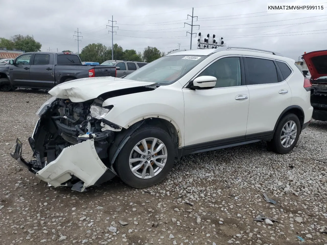 2017 Nissan Rogue S VIN: KNMAT2MV6HP599115 Lot: 73165804