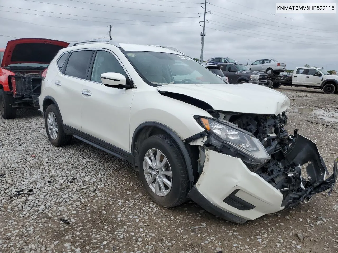 2017 Nissan Rogue S VIN: KNMAT2MV6HP599115 Lot: 73165804