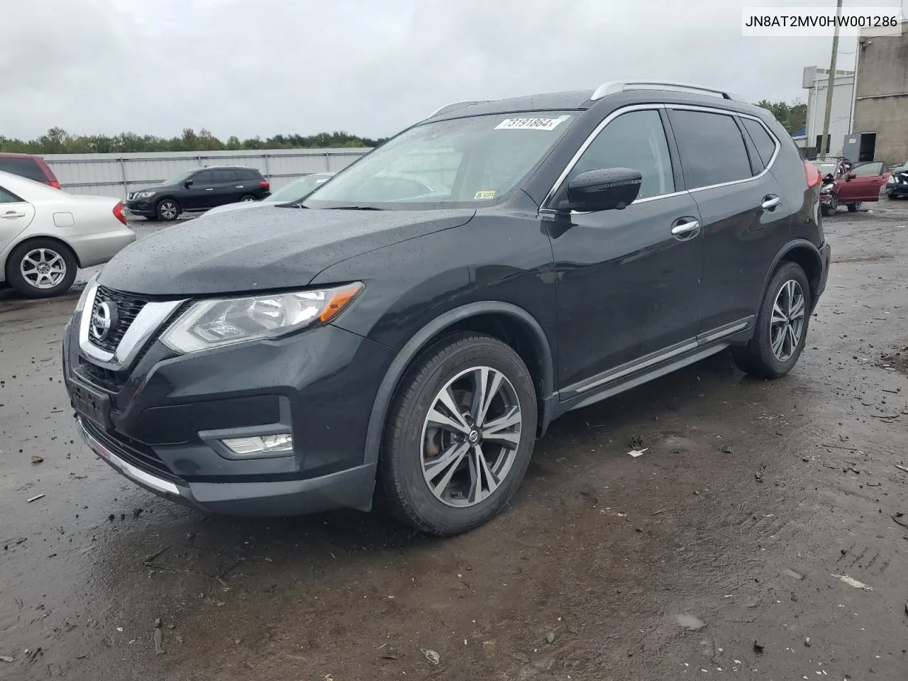 2017 Nissan Rogue S VIN: JN8AT2MV0HW001286 Lot: 73191864