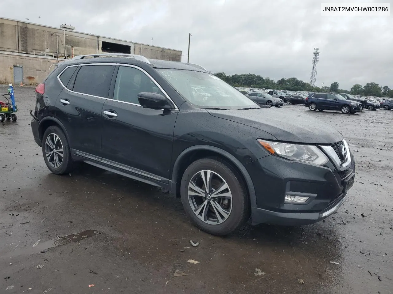 2017 Nissan Rogue S VIN: JN8AT2MV0HW001286 Lot: 73191864