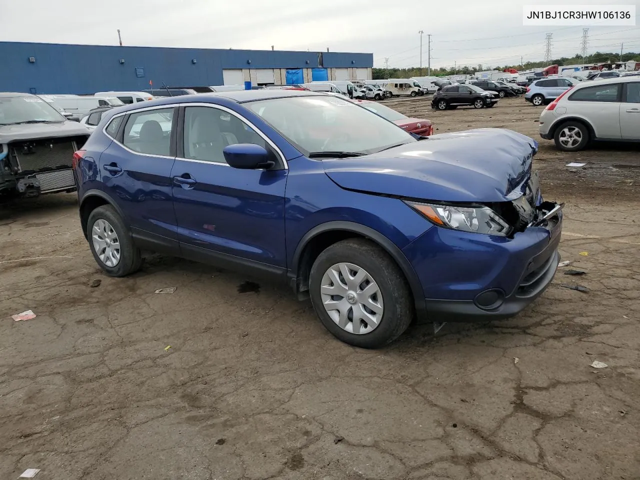 2017 Nissan Rogue Sport S VIN: JN1BJ1CR3HW106136 Lot: 73290574