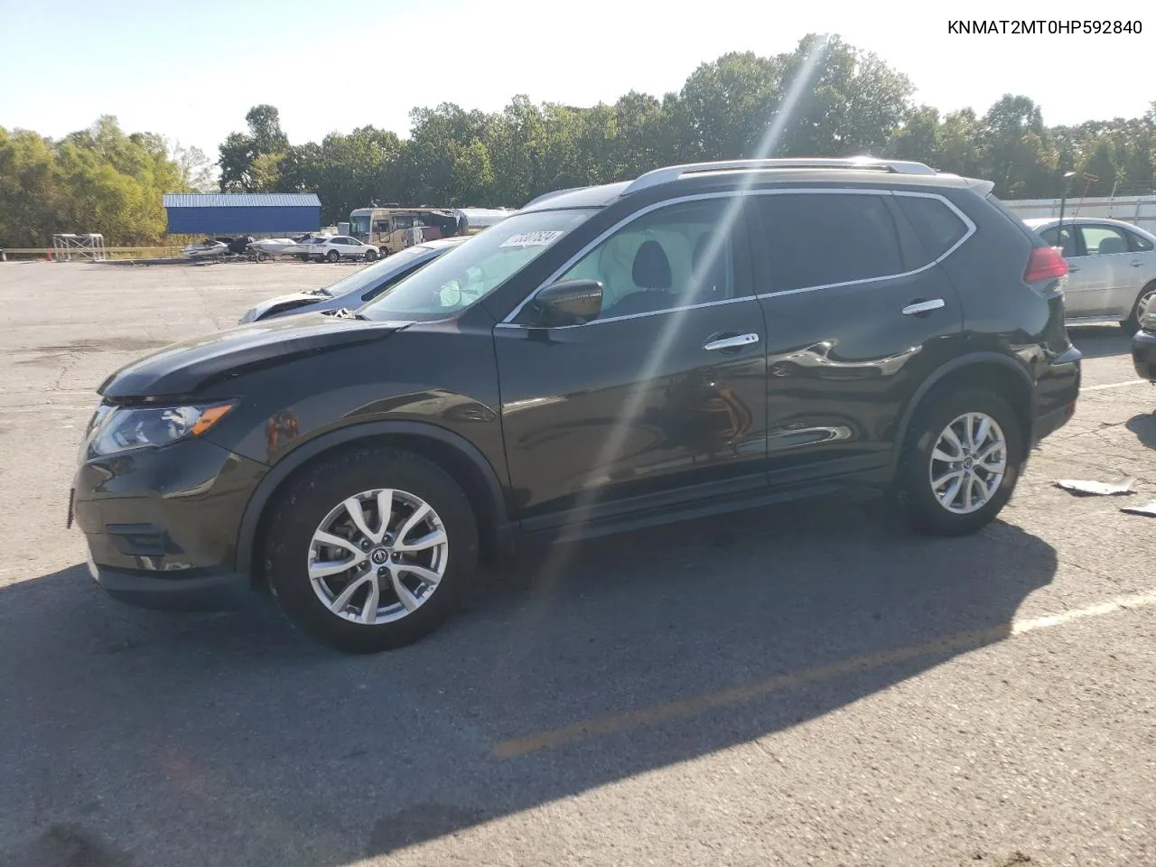 2017 Nissan Rogue S VIN: KNMAT2MT0HP592840 Lot: 73307624