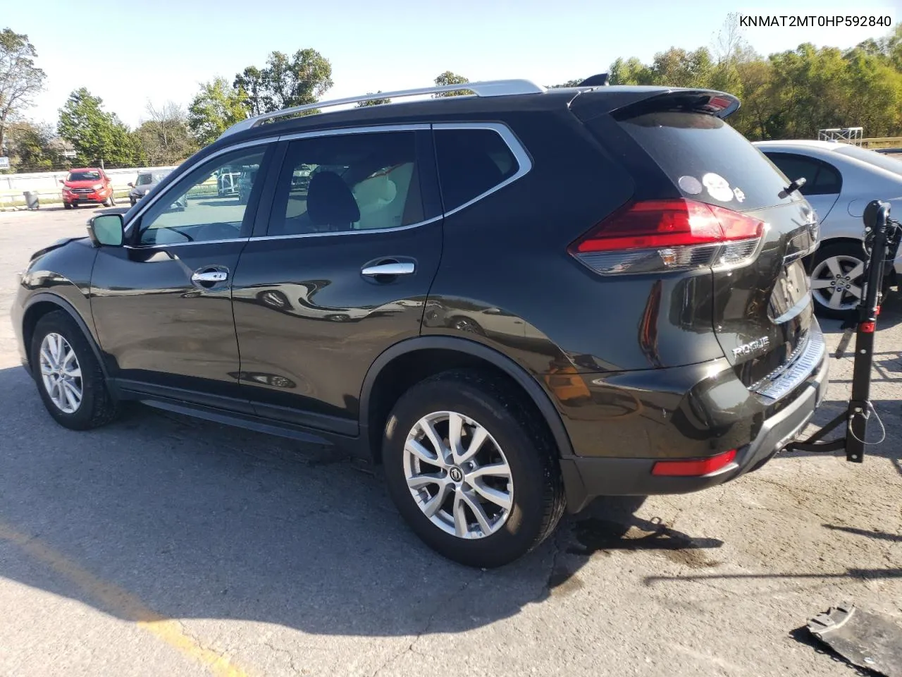 2017 Nissan Rogue S VIN: KNMAT2MT0HP592840 Lot: 73307624