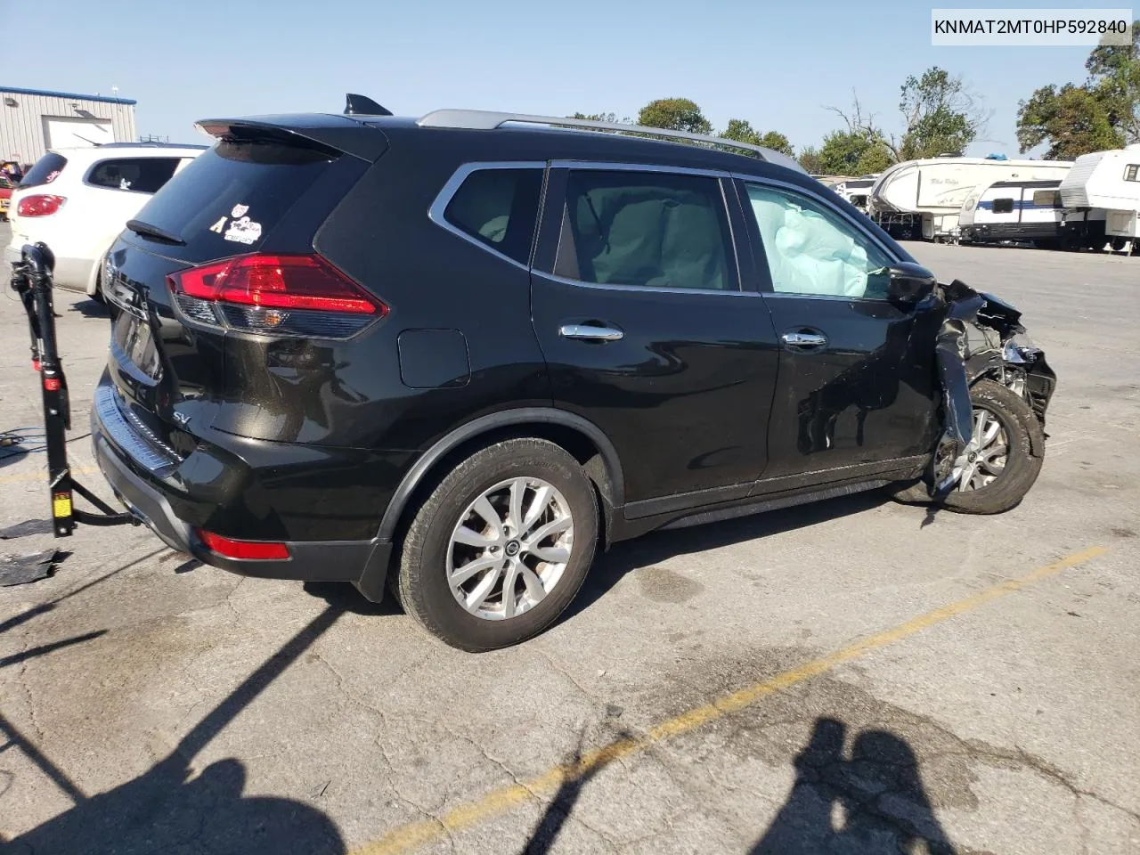 2017 Nissan Rogue S VIN: KNMAT2MT0HP592840 Lot: 73307624