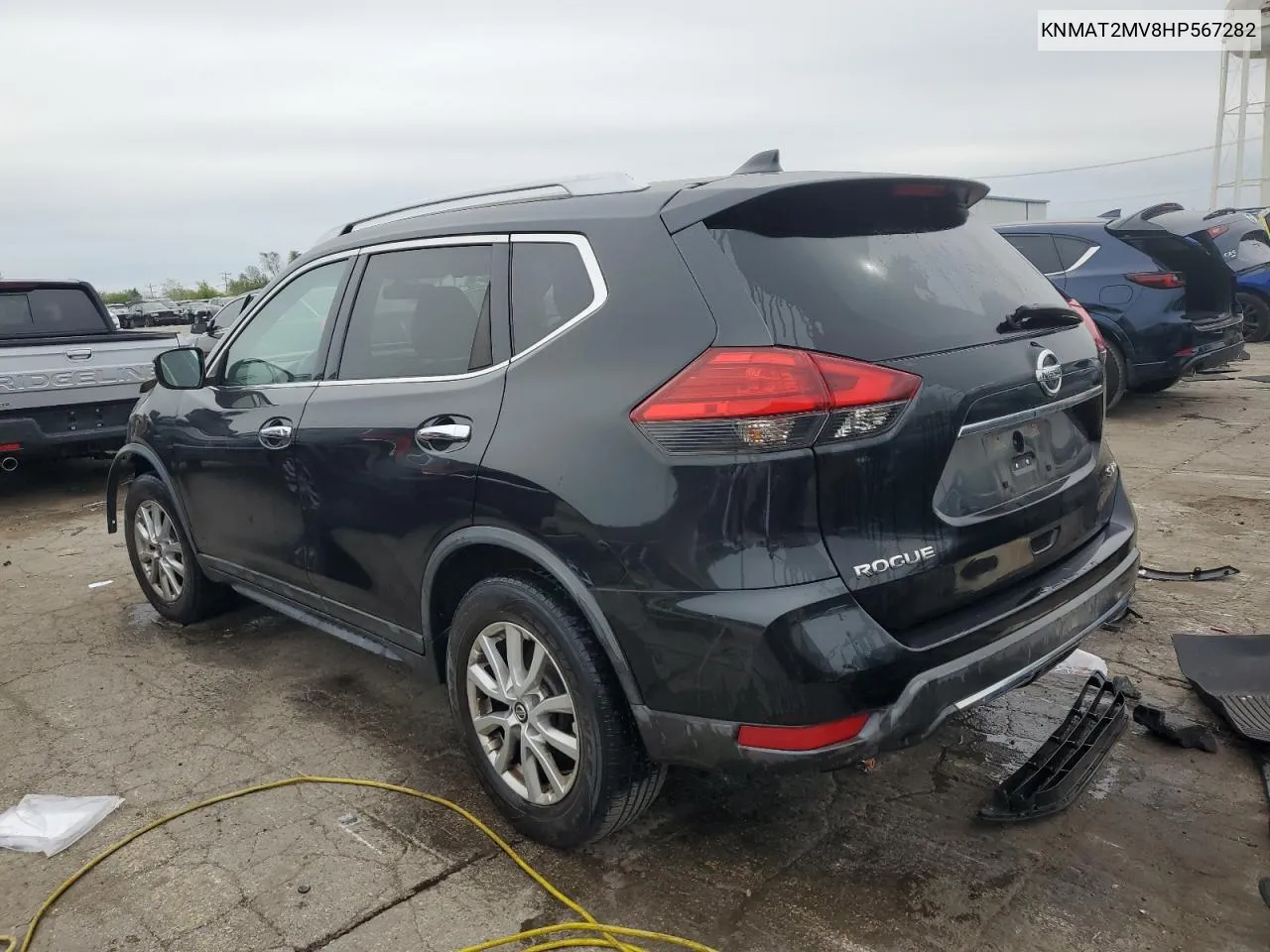 2017 Nissan Rogue S VIN: KNMAT2MV8HP567282 Lot: 73322234