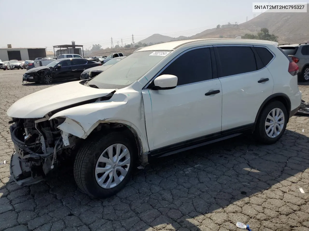 2017 Nissan Rogue S VIN: 5N1AT2MT2HC795327 Lot: 73327354