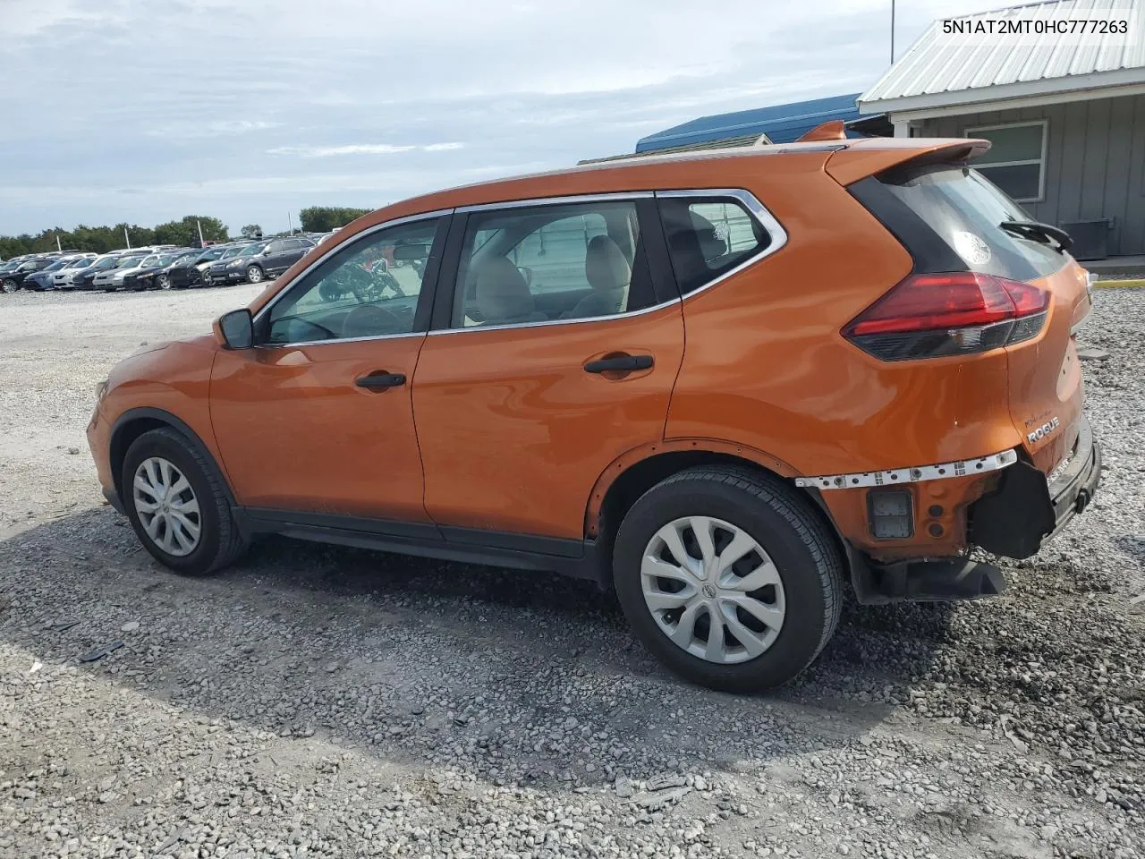 2017 Nissan Rogue S VIN: 5N1AT2MT0HC777263 Lot: 73329364