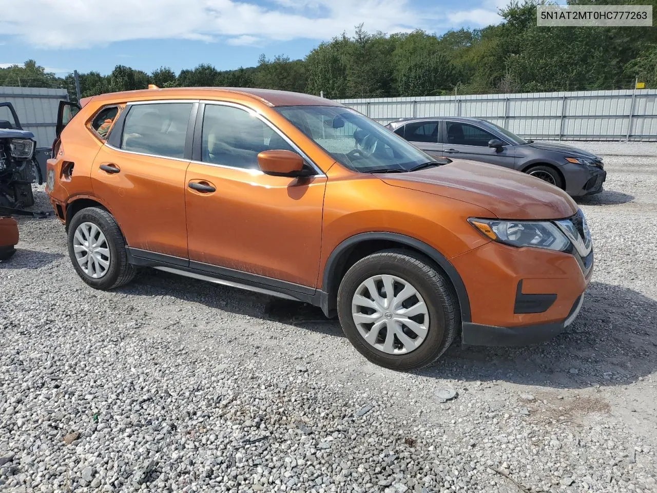 2017 Nissan Rogue S VIN: 5N1AT2MT0HC777263 Lot: 73329364