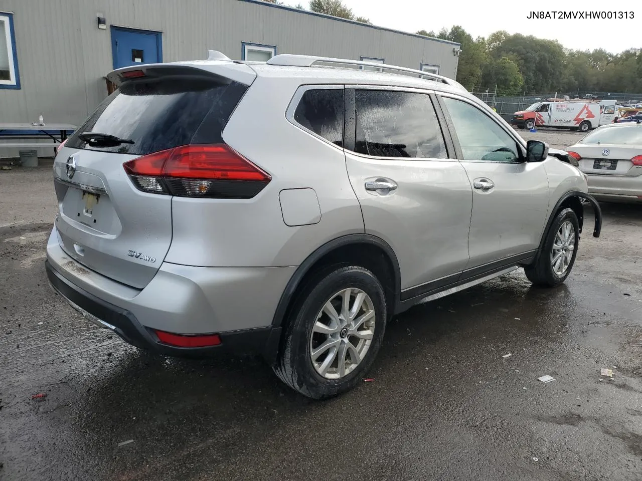 2017 Nissan Rogue S VIN: JN8AT2MVXHW001313 Lot: 73329554