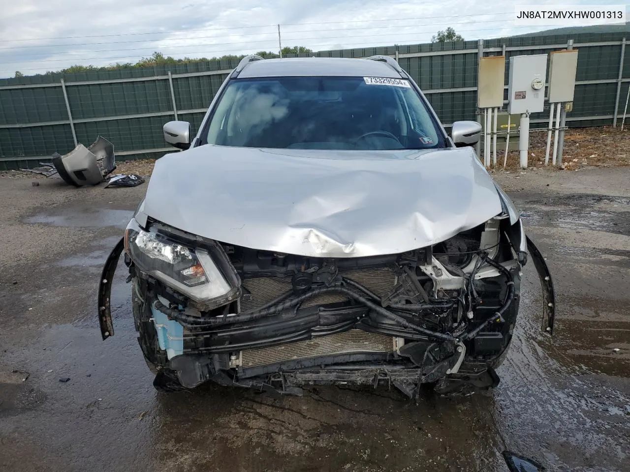 JN8AT2MVXHW001313 2017 Nissan Rogue S