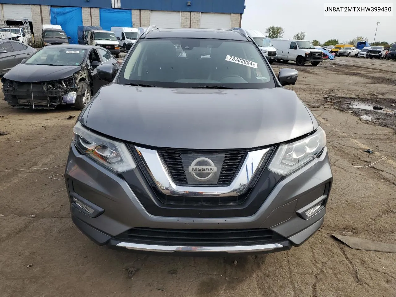 2017 Nissan Rogue S VIN: JN8AT2MTXHW399430 Lot: 73382054