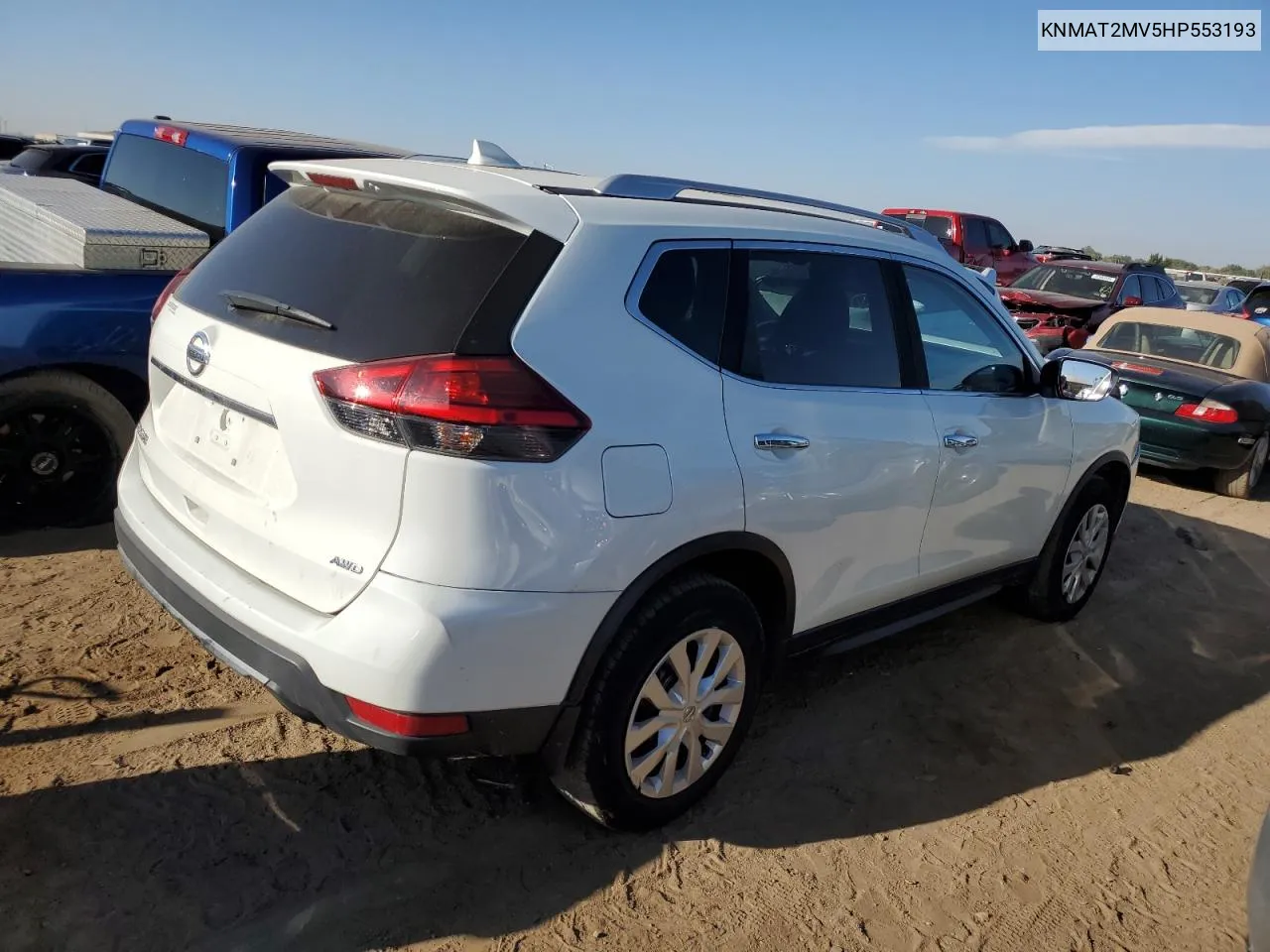 2017 Nissan Rogue S VIN: KNMAT2MV5HP553193 Lot: 73401094