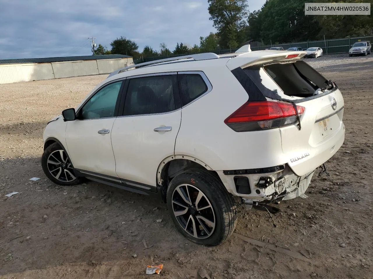 2017 Nissan Rogue S VIN: JN8AT2MV4HW020536 Lot: 73452944