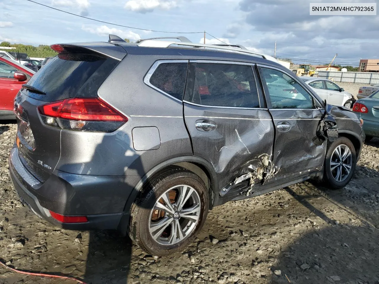 2017 Nissan Rogue Sv VIN: 5N1AT2MV4HC792365 Lot: 73478054