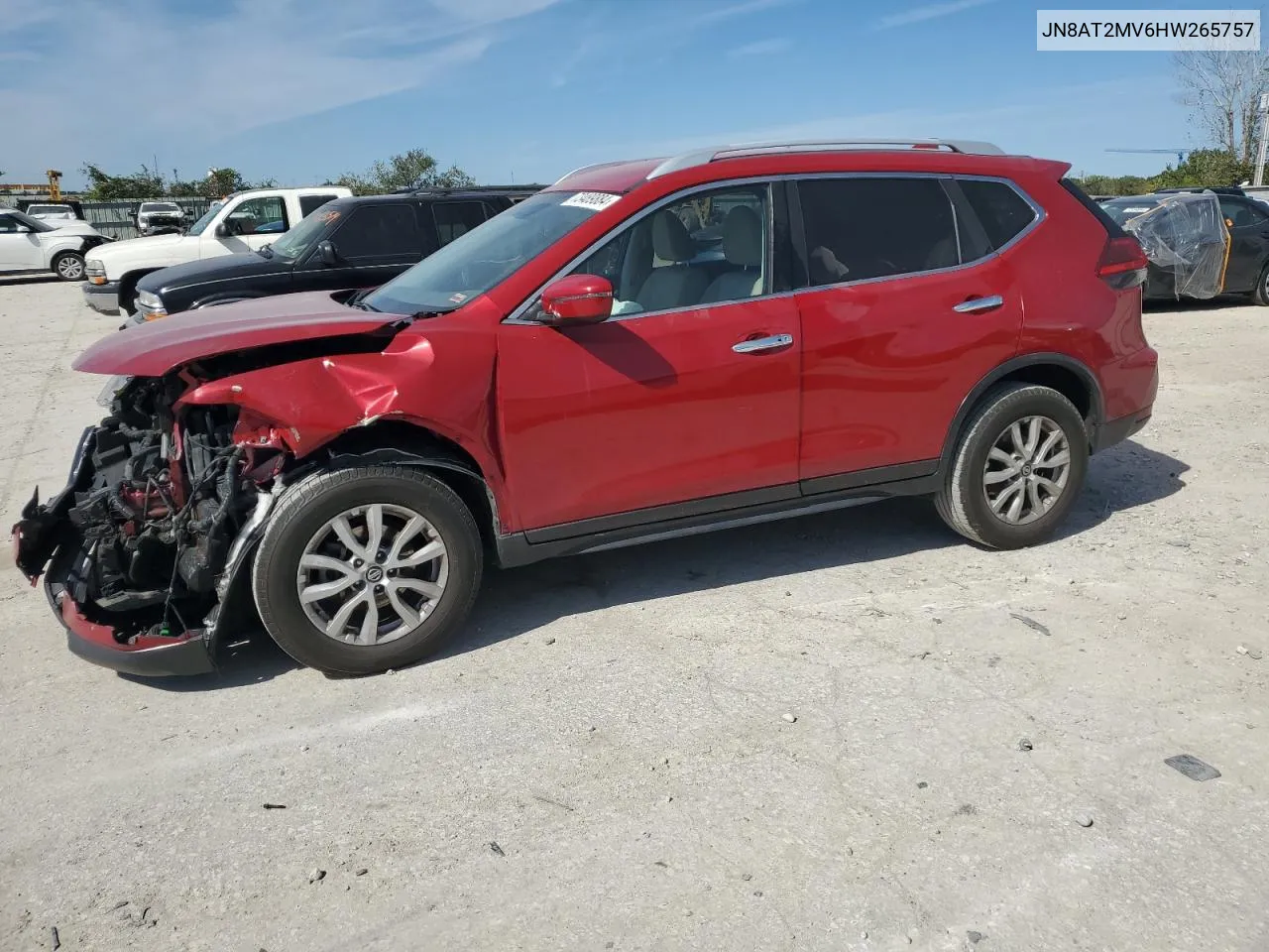 2017 Nissan Rogue S VIN: JN8AT2MV6HW265757 Lot: 73489884