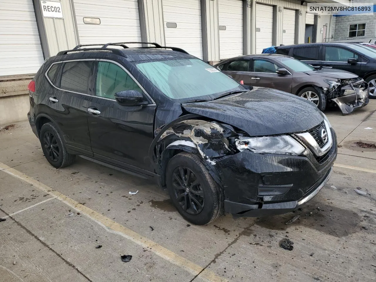 2017 Nissan Rogue Sv VIN: 5N1AT2MV8HC816893 Lot: 73523274