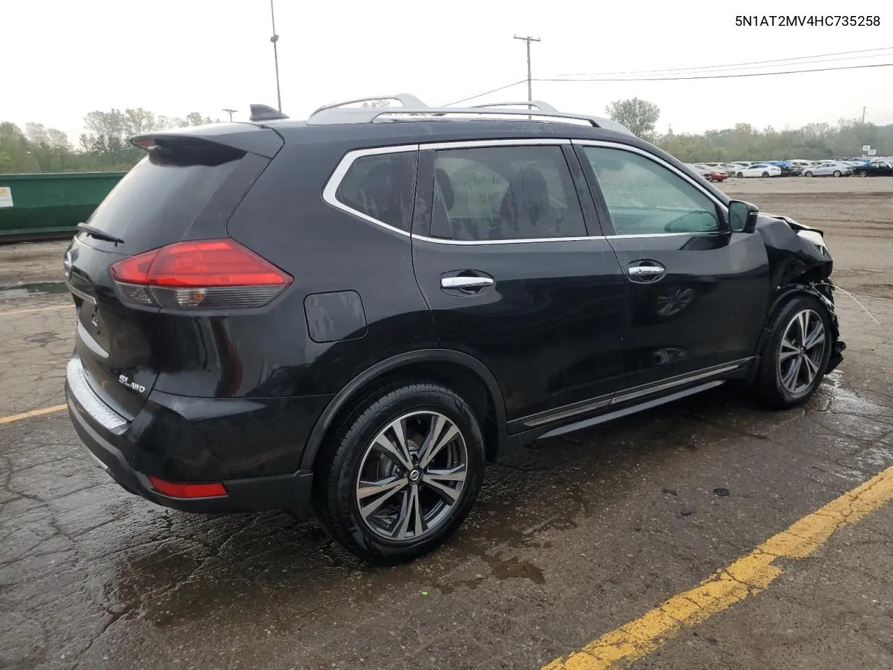 2017 Nissan Rogue Sv VIN: 5N1AT2MV4HC735258 Lot: 73525344