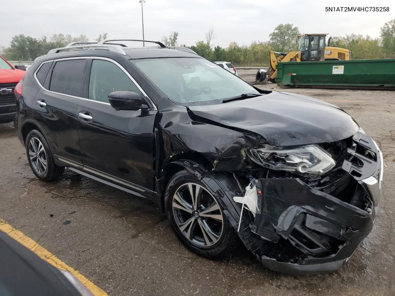 2017 Nissan Rogue Sv VIN: 5N1AT2MV4HC735258 Lot: 73525344