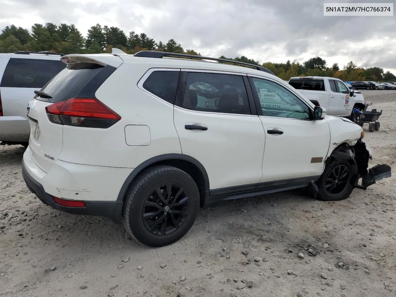 2017 Nissan Rogue Sv VIN: 5N1AT2MV7HC766374 Lot: 73559074